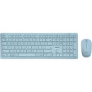 Macally Wireless Bluetooth Keyboard and Mouse Combo for Mac (Light Blue)