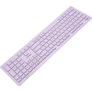 Macally Wireless Bluetooth Keyboard and Mouse Combo for Mac (Lavender Purple)