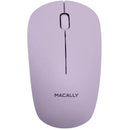 Macally Wireless Bluetooth Keyboard and Mouse Combo for Mac (Lavender Purple)