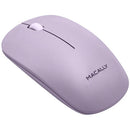 Macally Wireless Bluetooth Keyboard and Mouse Combo for Mac (Lavender Purple)