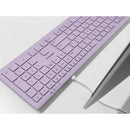 Macally Wireless Bluetooth Keyboard and Mouse Combo for Mac (Lavender Purple)