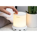 Macally Bedside Touch Lamp with USB-A and USB-C Ports