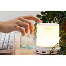 Macally Bedside Touch Lamp with USB-A and USB-C Ports