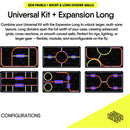 CRDBAG GRID-DIVIDE Carry-On Universal Kit