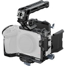 SmallRig 4183B Camera Cage Kit with V-Lock Battery Plate and Top Handle for Sony FX30/FX3