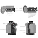 SmallRig 4183B Camera Cage Kit with V-Lock Battery Plate and Top Handle for Sony FX30/FX3