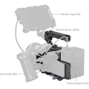 SmallRig 4183B Camera Cage Kit with V-Lock Battery Plate and Top Handle for Sony FX30/FX3