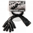 D'Addario Modular Snake System Breakout Cable (18")