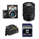 Sony a6100 Mirrorless Camera with 18-135mm f/3.5-5.6 Lens and Basic Bundle