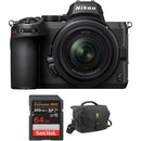 Nikon Z5 Mirrorless Camera with 24-50mm f/4-6.3 Lens and Basic Bundle