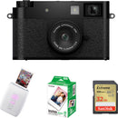 FUJIFILM X half Digital Camera with INSTAX MINI Link 3 Printer Kit (Black)
