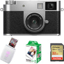 FUJIFILM X half Digital Camera with INSTAX MINI Link 3 Printer Kit (Silver)
