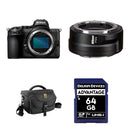 Nikon Z5 Mirrorless Camera with FTZ II Mount Adapter and Basic Bundle