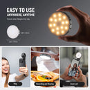 Neewer NL32R Bi-Color LED Magnetic Selfie Light (Entry Level Version)