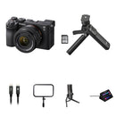 Sony a7C II Mirrorless Camera with 28-60mm f/4-5.6 Lens and Live Streaming Kit (Black)
