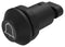 EAO 09-RS.1101.0900.M005 Industrial Pushbutton Switch, 09 Series, 30 mm, SPST-NO, Momentary, Round Raised, Black