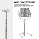 GVM DX8780 Rolling Light Stand with Casters