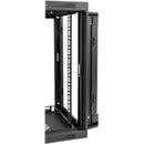 Tripp Lite SmartRack 12U Low-Profile Wall Mount Rack Enclosure Cabinet with Glass Front Door (Black)