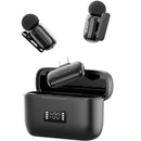 Ulanzi A200 Mini 2-Person Wireless Microphone System with USB-C Connector for Mobile Devices (2.4 GHz, Black)