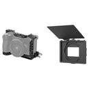 SmallRig Adjustable Clamp-On LITE Matte Box with Cage for Sony a6700 Kit