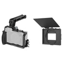 SmallRig Camera Cage with Top Handle + Clamp-On Matte Box Kit for Nikon ZR