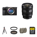Sony a7CR Mirrorless Camera with 16-25mm f/2.8 Lens and Landscape Photography Kit (Black)