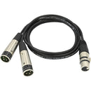 Microtech Gefell Microphone Connection Cable C93.01- 1 M for UM930 Twin
