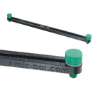 Microtech Gefell Microphone Bar Basic AB 57 CM with 2 Screws (Black Anodised)