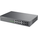 Grandstream GWN7702P 16-Port Gigabit PoE+ Compliant Unmanaged Network Switch