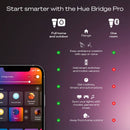 Philips Hue 75W A19 Starter Kit (White & Color Ambiance, Matter, 4-Pack)