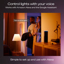 Philips Hue 75W A19 Starter Kit (White & Color Ambiance, Matter, 4-Pack)