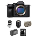 Sony a7 IV Mirrorless Camera with 20-70mm f/4 and 70-200mm f/4 II Lenses and Basic Bundle