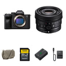 Sony a7 IV Mirrorless Camera with 50mm f/2.5 Lens and Essentials+ Kit