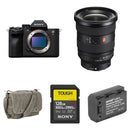 Sony a7R V Mirrorless Camera with 16-35mm f/2.8 II Lens and Essentials+ Kit