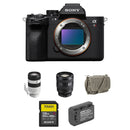 Sony a7R V Mirrorless Camera with 20-70mm f/4 and 70-200mm f/4 II Lenses and Essentials+ Kit