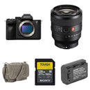 Sony a7R V Mirrorless Camera with 50mm f/1.4 Lens and Basic Bundle
