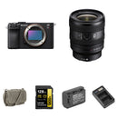 Sony a7CR Mirrorless Camera with 16-25mm f/2.8 Lens and Basic Bundle (Black)