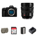 Panasonic Lumix S5 IIX Mirrorless Camera with 16-35mm f/4 Lens and Essentials+ Kit