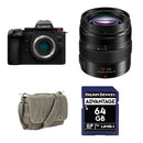 Panasonic Lumix G9 II Mirrorless Camera with 12-35mm f/2.8 Lens and Basic Bundle (Black)