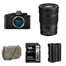 Nikon Zf Mirrorless Camera with 24-120mm f/4 Lens and Essentials+ Kit