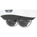 Uniview 2x4MP LightHunter MultiView Fixed IR Dome Network Camera (2.8mm)