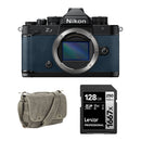 Nikon Zf Mirrorless Camera with Basic Bundle (Blue)