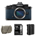 Nikon Zf Mirrorless Camera with Essentials+ Kit (Blue)