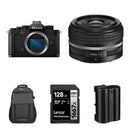 Nikon Zf Mirrorless Camera with 40mm f/2 Lens and Essentials+ Kit