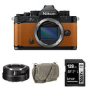 Nikon Zf Mirrorless Camera with FTZ II Mount Adapter and Basic Bundle (Orange)