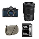 Nikon Zf Mirrorless Camera with 24-120mm f/4 Lens and Basic Bundle (Blue)