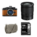 Nikon Zf Mirrorless Camera with 24-70mm f/4 Lens and Basic Bundle (Orange)