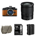 Nikon Zf Mirrorless Camera with 24-70mm f/4 Lens and Essentials+ Kit (Orange)