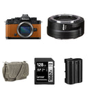 Nikon Zf Mirrorless Camera with FTZ II Mount Adapter and Essentials+ Kit (Orange)