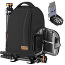 TARION TB-04 Camera Backpack (Black, 15L)